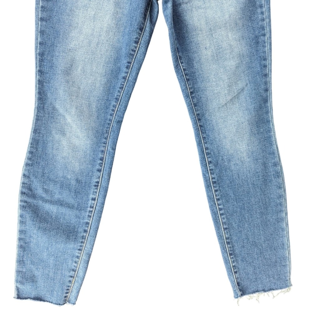 Lucky Brand High Rise Skinny Bridgette Ankle Jeans  Raw Hem Button Fly Women's 4 - Picture 5 of 11